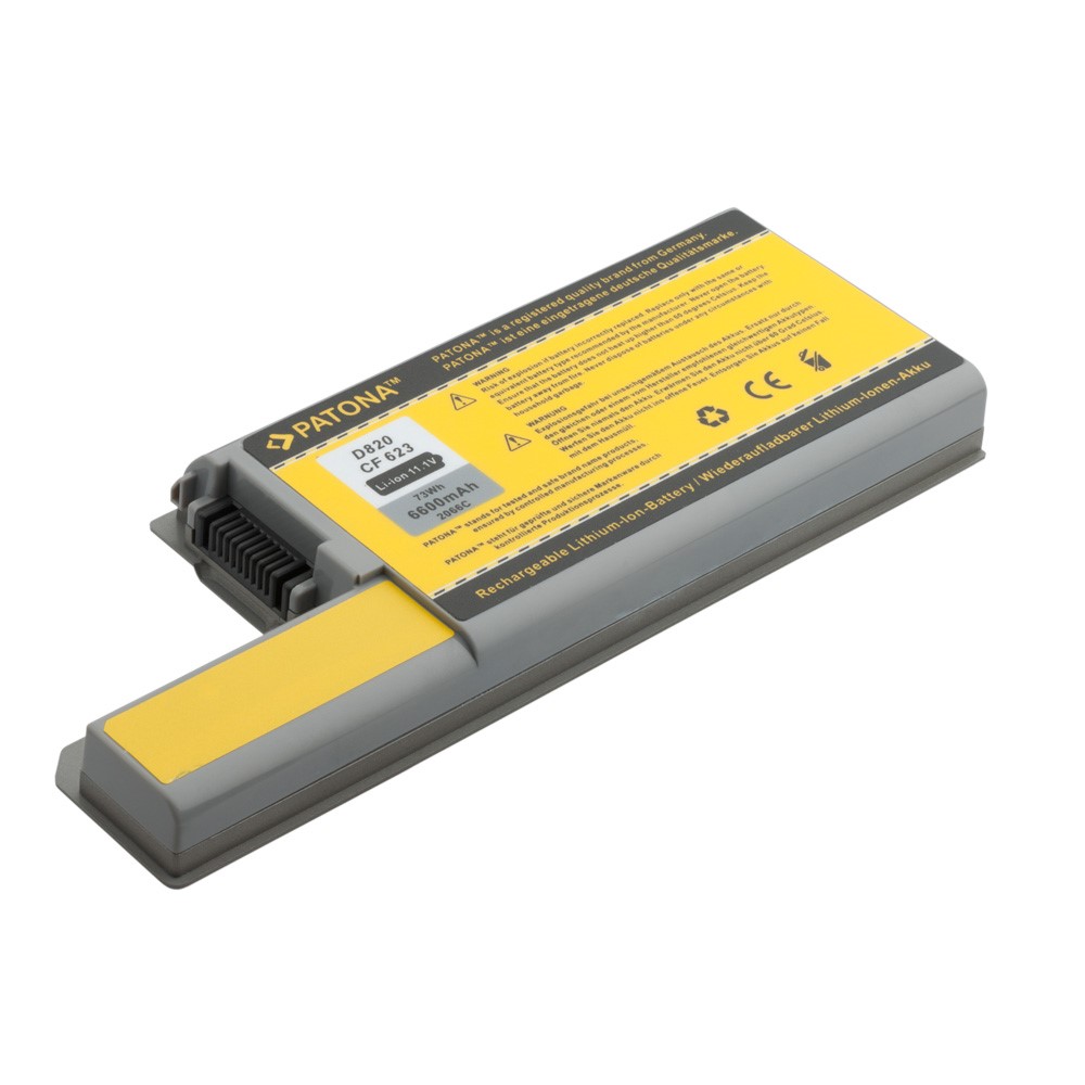 Akku Dell Latitude D531 D531N D820 D830 Precision M4300 M65 6600 mAh original arli patona ersatzakku laptop notebook Batterie Battery CF632 CF704 CF711 DF192 DF230 DF249 FF232 XD735 XD736 XD739 YD623 YD624 YD626 YD632