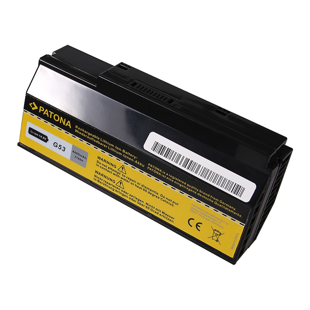 2788-1 akku Asus A42-G53 A42-G73 A43-G73 G73-52 G53 G73 G53S G53SX 3D 4400 mAh original arli patona ersatzakku laptop notebook 07G016DH1875 07G016DH1875M 07G016HH1875 07G016HH1875M 70-NY81B1000Z 90-NY81B1000Y