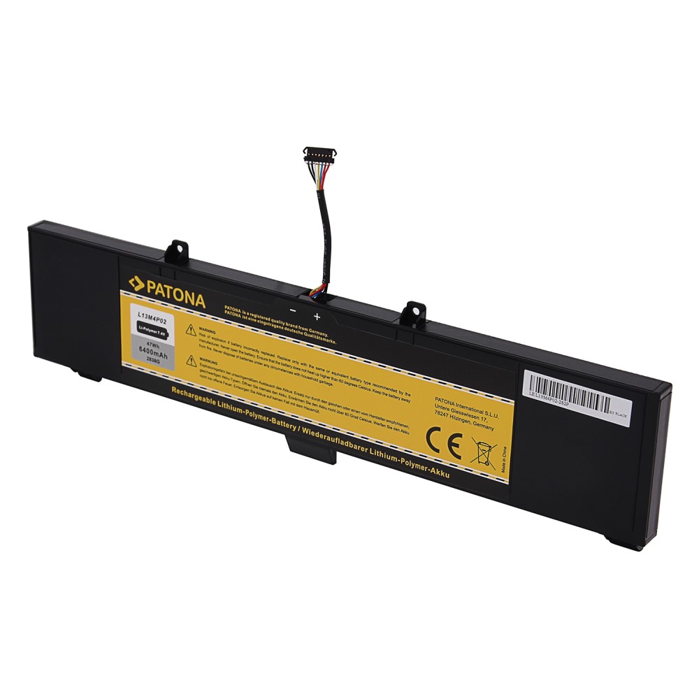 2838-2 Akku für Lenovo Y50-70 L13M4P02 L13N4P01 2ICP5/57/128-2 Eraser IdeaPad Y70 Y50 Y50-80 Y70-80