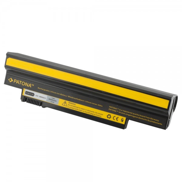 Akku Acer Aspire One 532h 532G 533 AO533 eM350 NAV50 NAV51 UM09G31 UM09G75 6600mAh original arli patona ersatzakku bettarie laptop notebook kaufen UM09C31 UM09G31 UM09G41 UM09G51 UM09H31 UM09H36 UM09H41